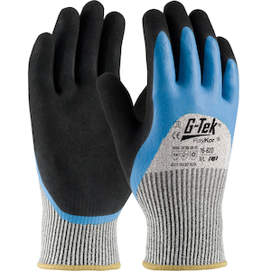 G-Tek KEV Seamless Knit DuPont Kevlar / Elastane Glove with Polyurethane  Coated Flat Grip on Palm & Fingers, Medium, 12 Pairs