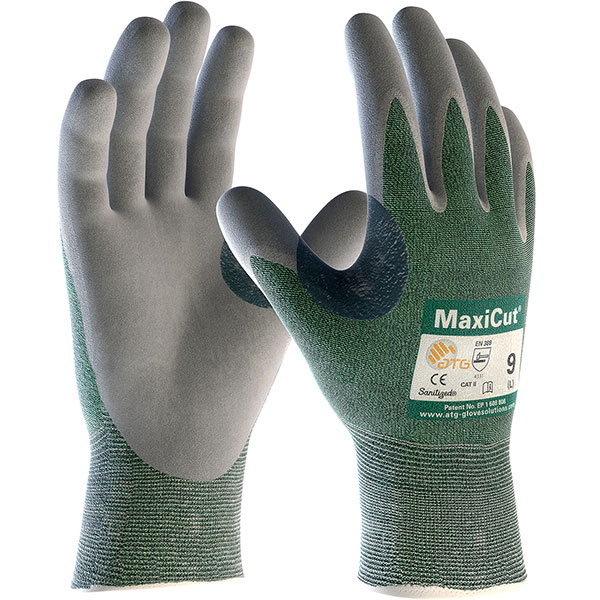 Seamless Knit Engineered Yarn Glove with Nitrile Coated MicroFoam Grip on Palm & Fingers