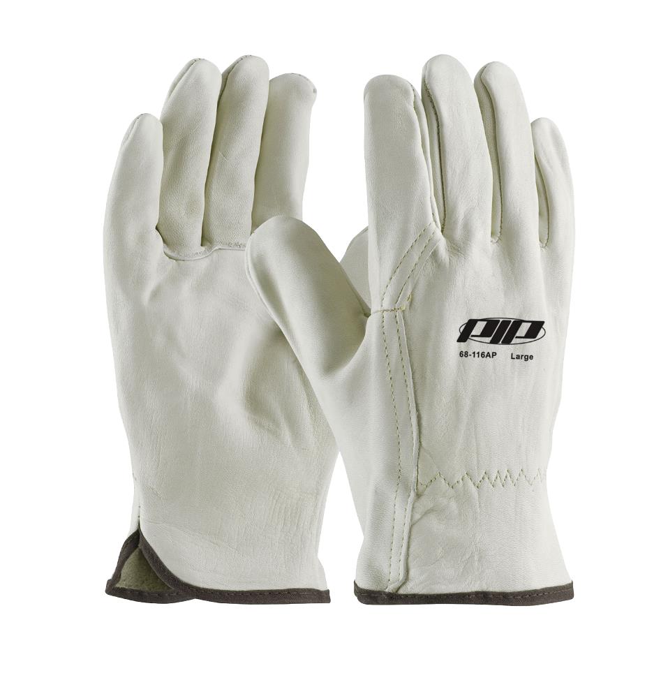 Superior Grade Top Grain Cowhide Leather Drivers Glove with  Kevlar® Stitching - Wing Thumb