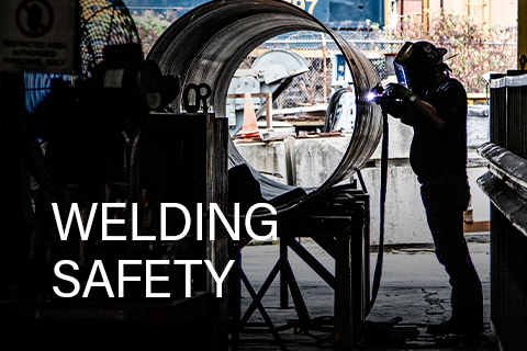 welding safety banner