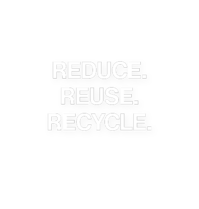 Reduce Reuse Recycle graphic