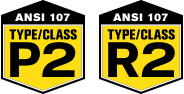 ANSI 107 - Type/Class P2 and R2
